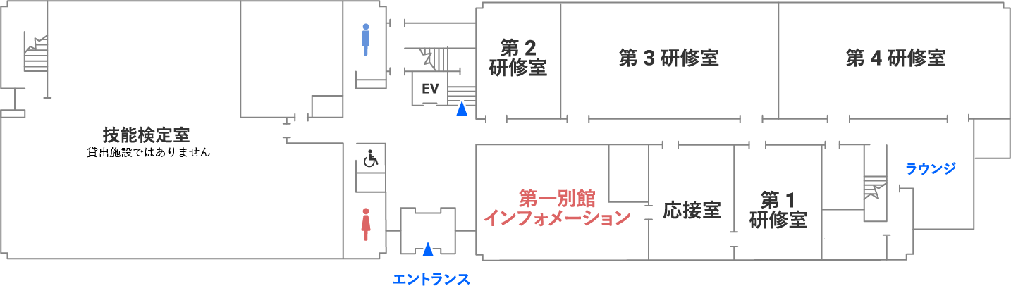 テクノプラザ本館 5階の全体図